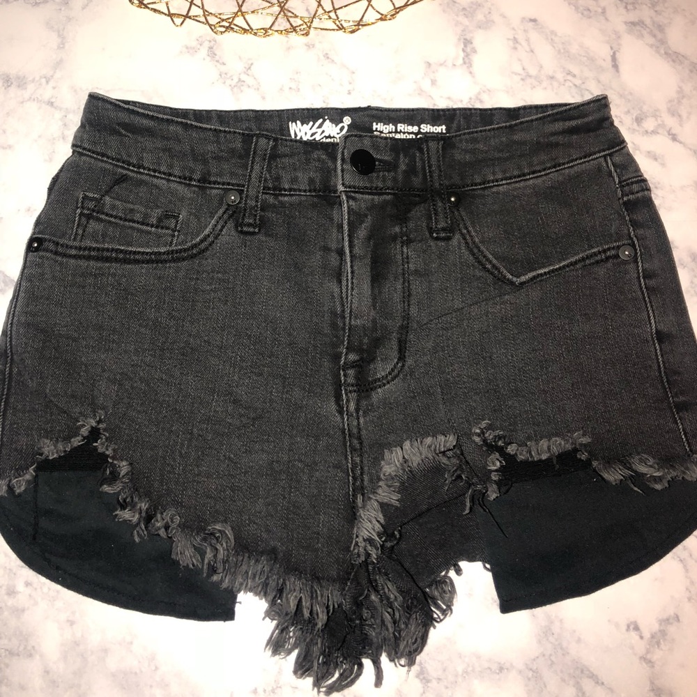 Black Jean Shorts Target brand. Size: 0/25